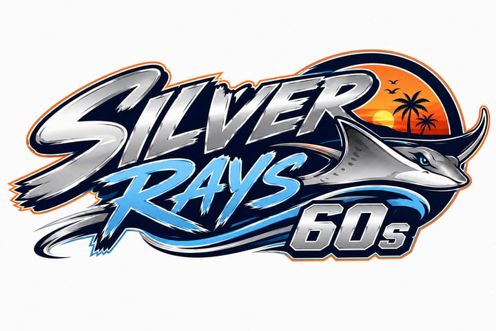 Silver Rays 60s logo